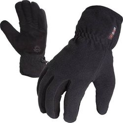 NEW SZ Small Insulated Winter Snow Gloves Soft Deerskin Suede Leather Thermal Polar Fleece Warm 3M Thinsulate Insulation