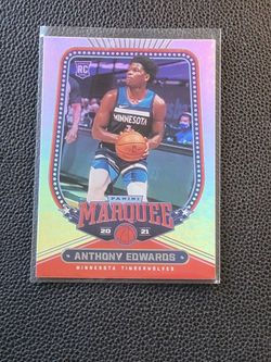 Anthony Edwards Rookie Marquee Minnesota Timberwolves