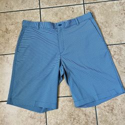 Nike Blue Flat Front Shorts