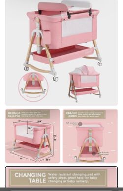 HARPPA- Pink Bassinet 