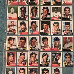 Topps 1991 “Baseball Archives Ultimate 1953” Series Collector Cards — Set of 35 Cards