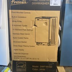 Avanti Front Control Dishwasher 