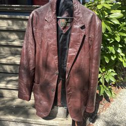 Reed Sportswear Leather Jacket 