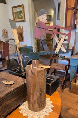 Antique "Man Sawing Wood" whirligig