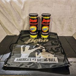 Penn Championship XD Tennis Balls, 2 Cans Plus String Backpack, NEW