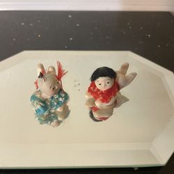 Vintage Japan Christmas Mini- Figurines 1956