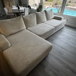 Beige Sectional 