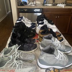 Variety Of Different Shoes