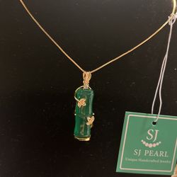 Bamboo Charm Necklace 