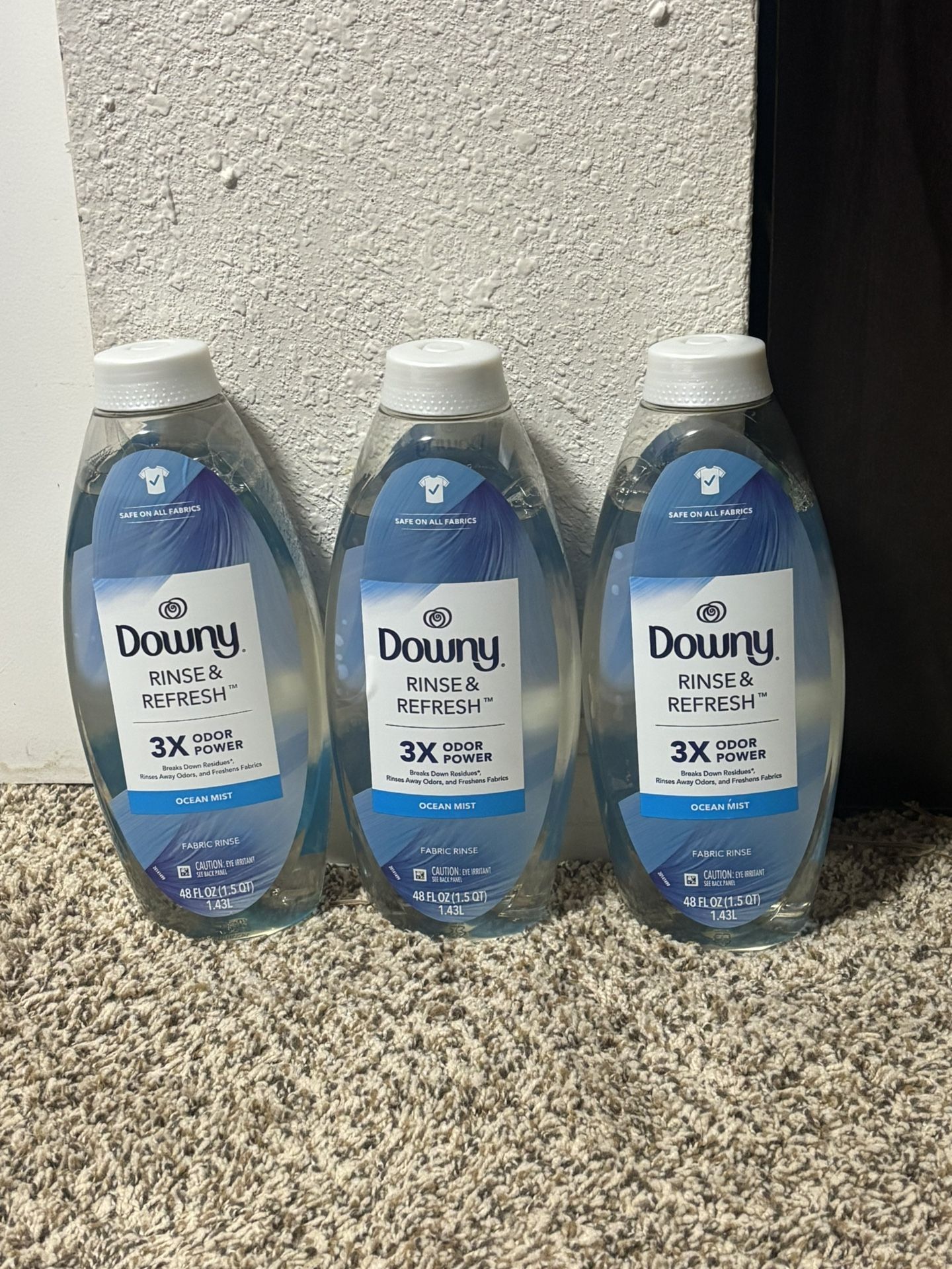 3 Downy rinse & refresh Ocean Mist 48oz