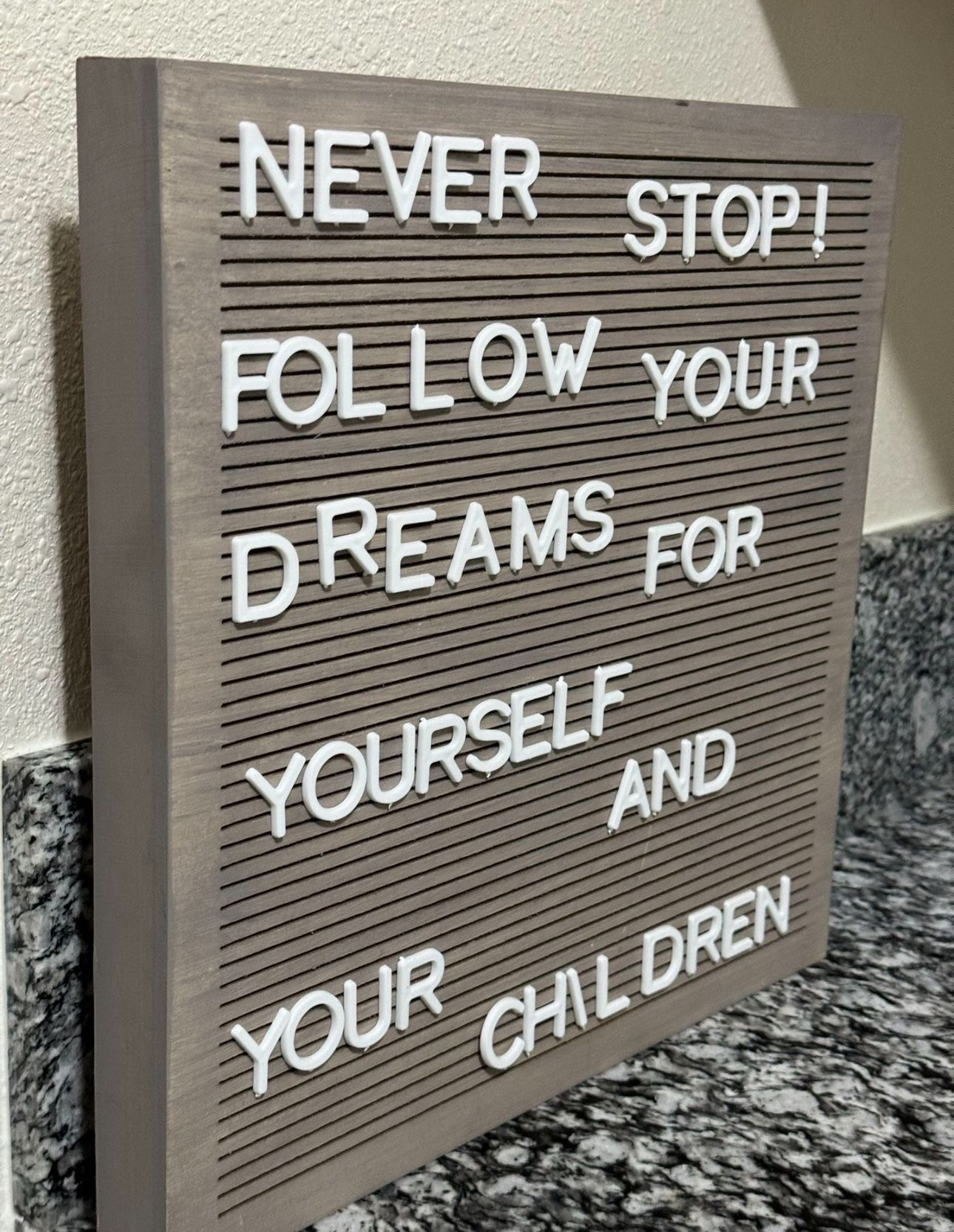 Letters Board