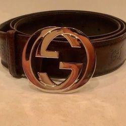 GUCCI signature Classic GG Belt Brown