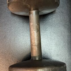 35 Lb  York Roundhead Dumbell