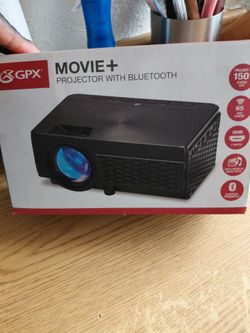 New Projector with Bluetooth and HDMI and Projector screen.