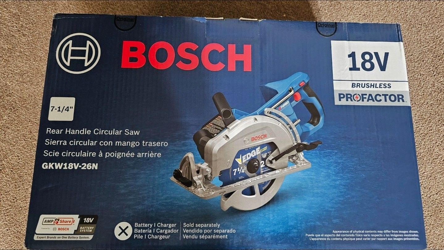 Bosch 18v Circular Saw 7 1/4 In