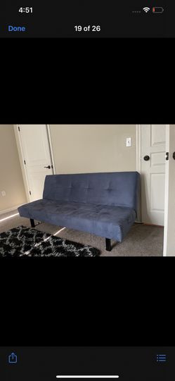 Suede Futon