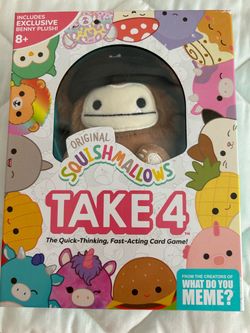 TAKE 4 Squishmallows Game - age 8+