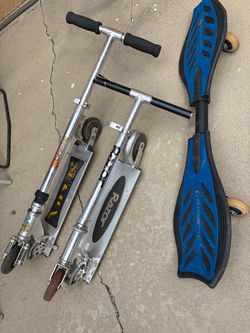 Razor Scooters and Razor Ripstik Bundle