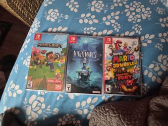 3 Nintendo switch games
