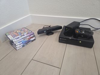 XBox 360 w/ Kinect + 6 Kinect Games - $70