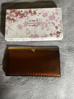 Patricia Nash Brown Leather Wallet
