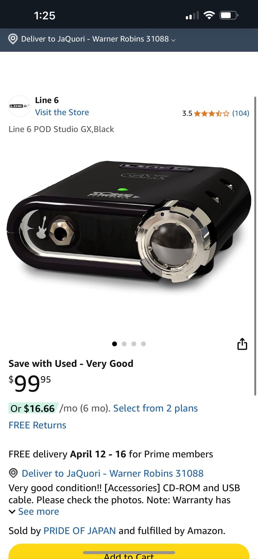 Line 6 GX POD