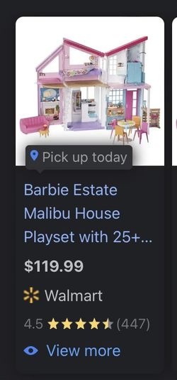 Walmart malibu barbie house new arrivals