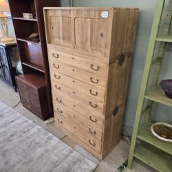 3PC Unfinished Tansu