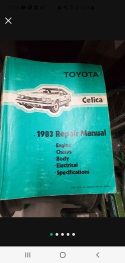 1983 ToyotaCelica Repair Manual