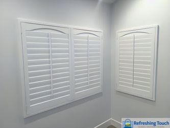 Modern Shutters for a Clean, Bright Home Layout - Call/Text 909-681-7003  