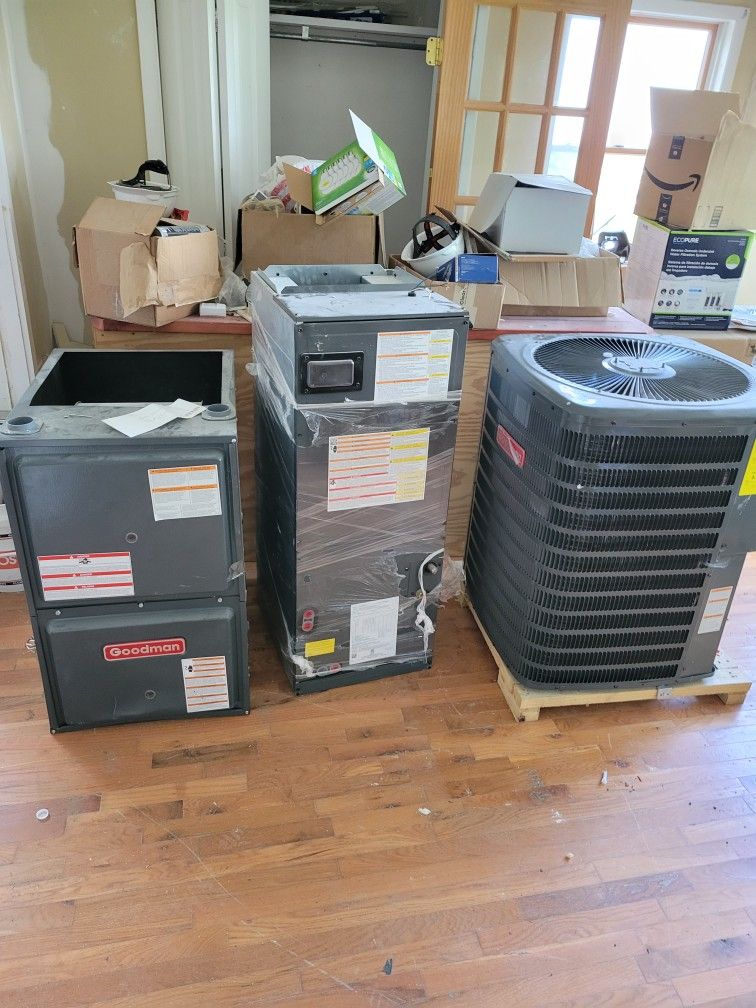 GOODMAN Ac / Heater System Brand New With All Units 