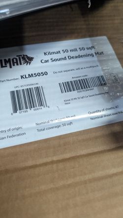 Kil Mat Car Sound Deadening 