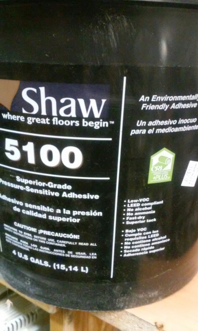 Shaw 5100 superior-grade pressure-sensitive adhesive