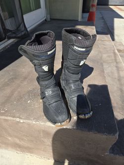Thor youth dirtbike boots size 7