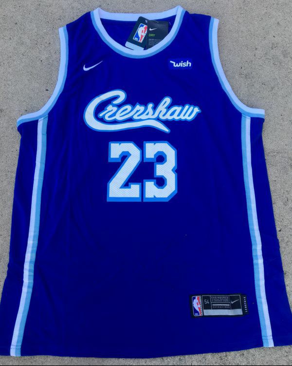 Lakers Crenshaw Lebron James Jersey Nipsey Hussle for Sale in Los ...