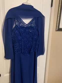 Royal blue dress