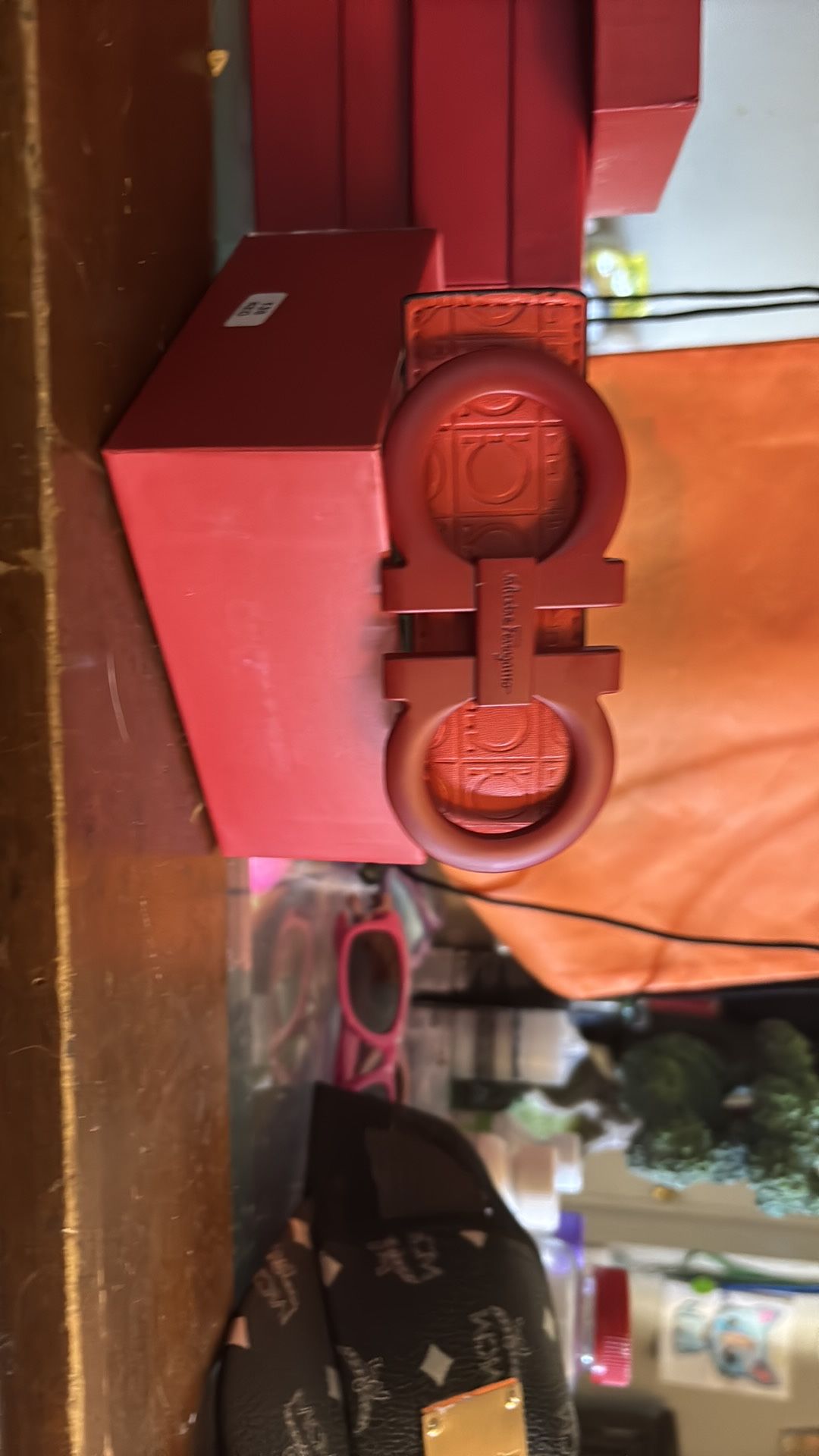Salvatore Ferragamo Belt Red