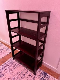 Brown Wooden Bookcase