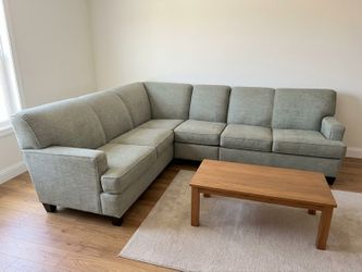 Flexsteel Gray 3pc Sectional Couch