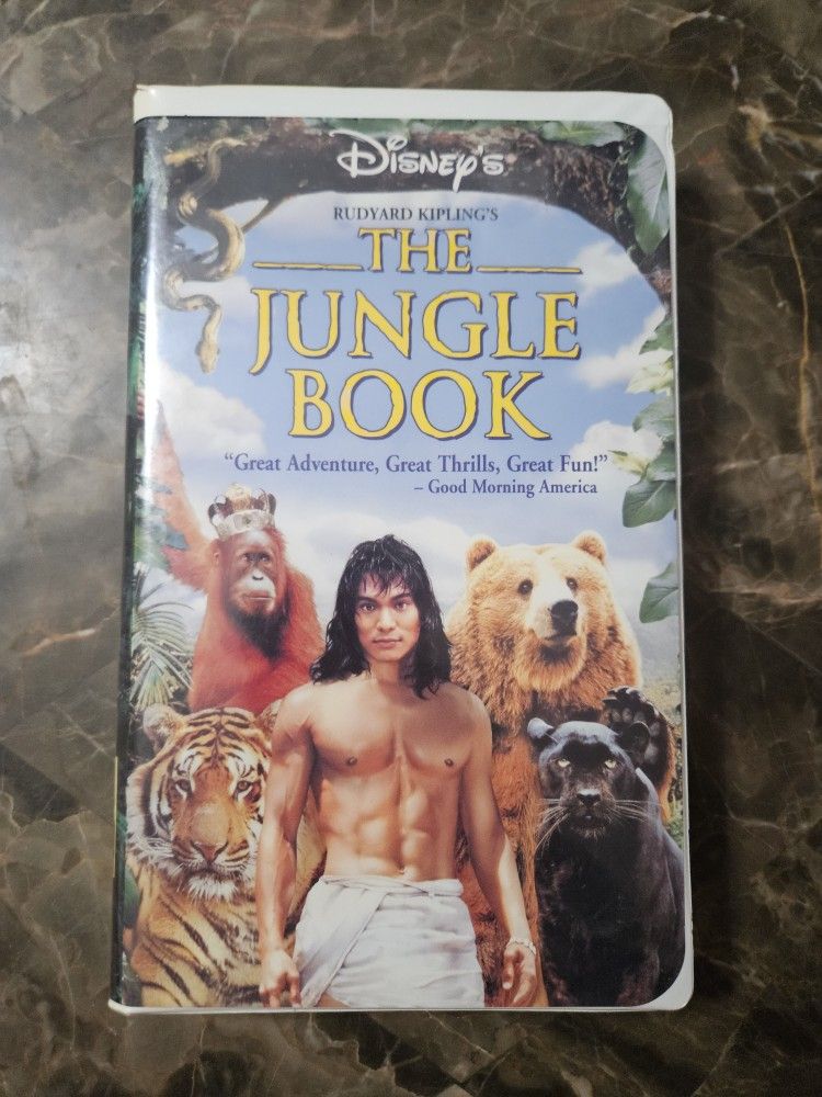Disney's The Jungle Book Live Action Vhs