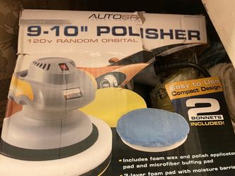 AutoSpa 9-10" Random Orbital Car Polisher