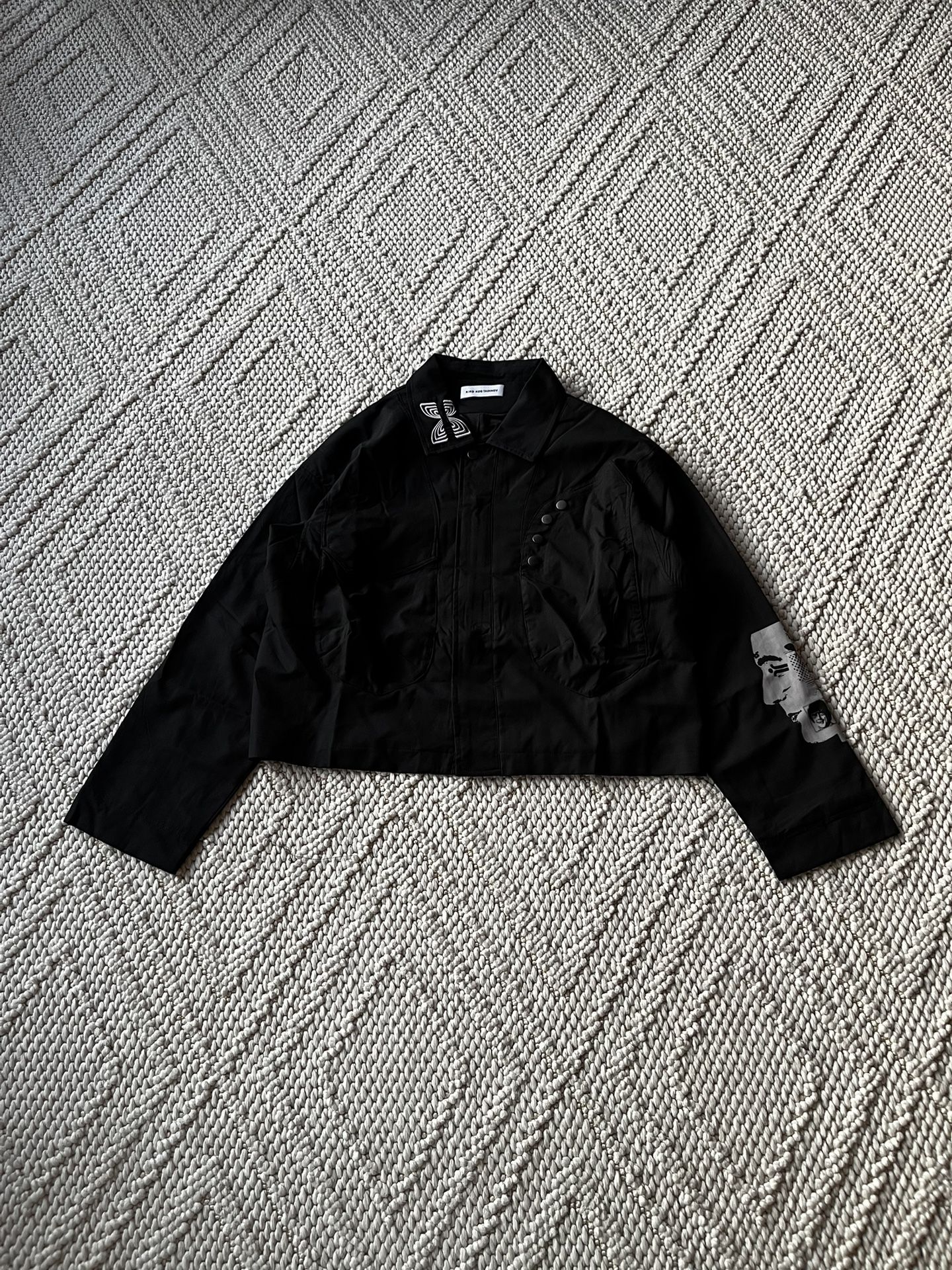 Kiko Kostadinov x Yamantaka Lightweight ‘Eye’ Clipped Bomber Jacket