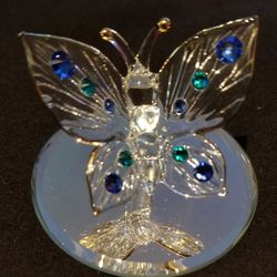 Glass barron handcrafted butterfly