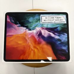 Apple iPad Pro 12.9 Generation 4  - Pay $1 DOWN AVAILABLE - NO CREDIT NEEDED