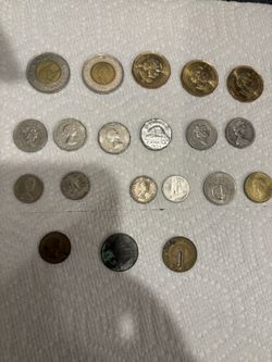Coins - Mostly Canadian Plus Tokens