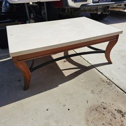 Coffee Table With  Marbel Top