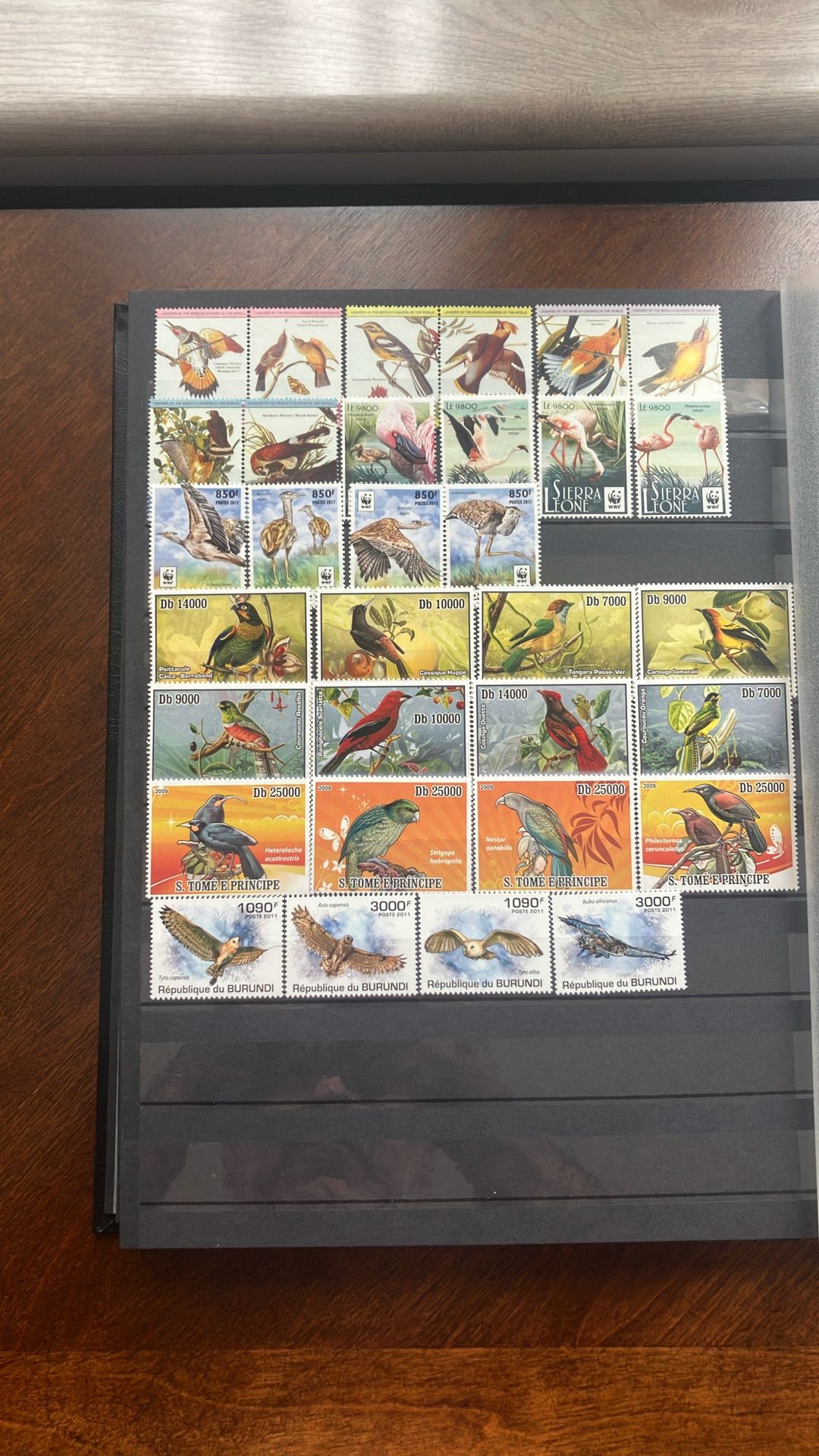 Birds Mint Postage Stamps, Worldwide Mint Stamps, Mint Stamps 
