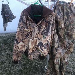 Mens Insulated Camo Jacket