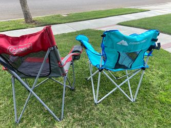 Coleman & Ozark Trail Folding Camp Chairs – Set of 2