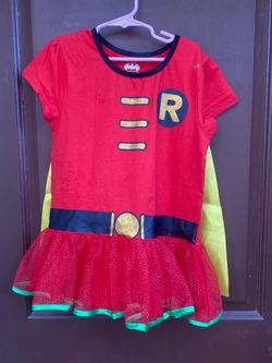 DC Justice Robbin Girl Halloween Costume 7-8
